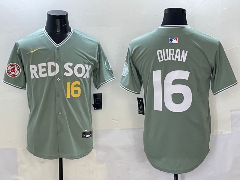 Men Boston Red Sox #16 Duran Green Joint Name Nike 2025 MLB Jersey style 10